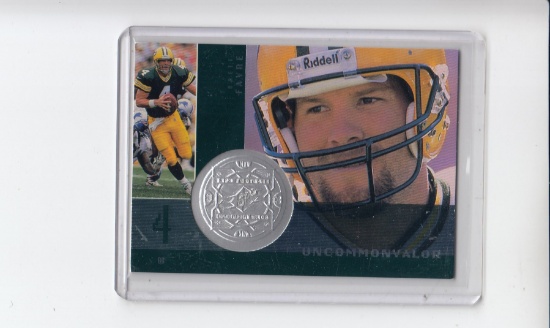 BRETT FAVRE 1998 SPX UNCOMMONVALOR SHORT PRINT