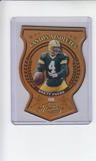 BRETT FAVRE 2000 ABSOLUTE CANTON ABSOLUTES INSERT