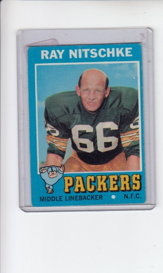 RAY NITSCHKE 1971 TOPPS