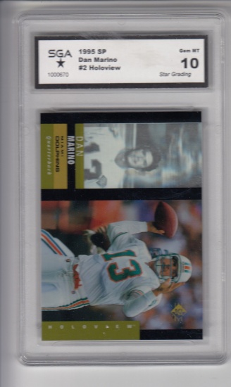 DAN MARINO 1995 SP HOLOVIEW INSERT / GRADED