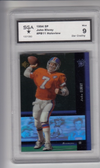 JOHN ELWAY 1994 SP HOLOVIEW INSERT / GRADED