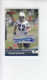 JACOB HESTER 2008 STADIUM CLUB AUTOGRAPH ROOKIE CARD