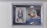 ANDREW LUCK 2013 TOPPS CAMP RIBBON PATCH RELIC