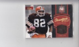 OZZIE NEWSOME 2012 ELITE GAME USED JERSEY PATCH