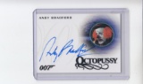 ANDY BRADFORD 2015 RITTENHOUSE 007 JAMES BOND AUTORGAPH CARD