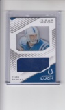 ANDREW LUCK 2015 PANINI CLEAR VISION GAME USED JERSEY CARD