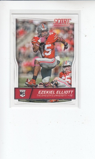 EZEKIEL ELLIOTT 2016 SCORE ROOKIE CARD