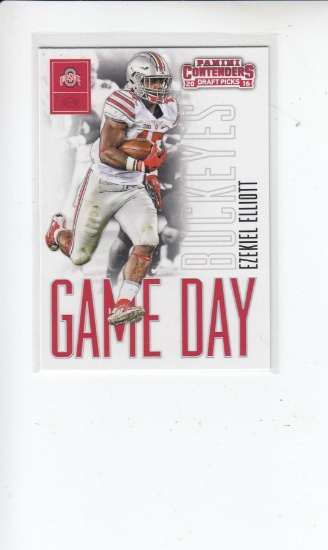 EZEKIEL ELLIOTT 2016 CONTENDERS DRAFT ROOKIE CARD