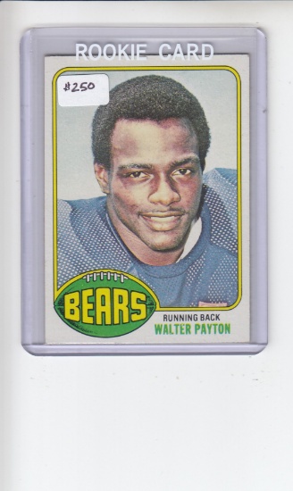 WALTER PAYTON 1976 TOPPS ROOKIE CARD