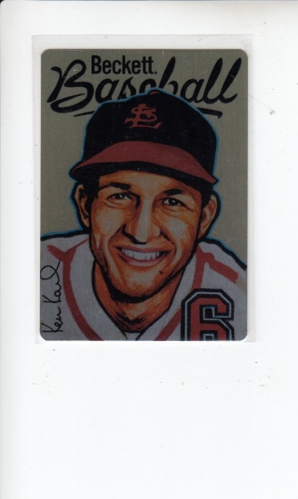 STAN MUSIAL 2017 THE NATIONAL VIP BECKETT REDEMPTION METAL CARD