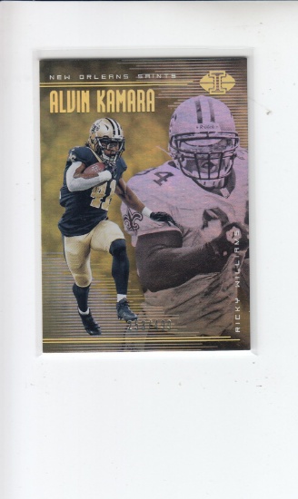 ALVIN KAMARA 2018 PANINI ILLUSIONS GOLD INSERT