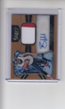 BRAXTON MILLER 2016 PANINI SELECT BRONZE REFRACTOR JERSEY PATCH AUTOGRAPH ROOKIE CARD