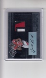 JERIOUS NORWOOD 2006 PANINI LLIMITED JERSEY PATCH AUTOGRAPH ROOKIE CARD