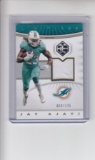 JAY AJAYI 2017 PANINI LIMITED GAME USED JERSEY CARD
