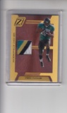 FRED TAYLOR 2005 DONRUSS ZENITH GOLD GAME USED JERSEY CARD