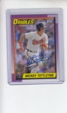MICKEY TETTLETON 2014 TOPPS ARCHIVES AUTOGRAPH CARD