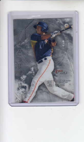 CARLOS CORREA 2014 BOWMAN STERLING ROOKIE CARD