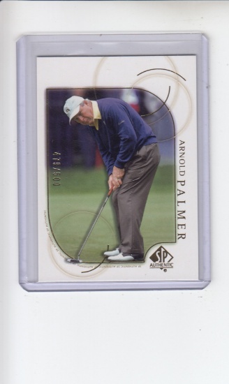 ARNOLD PALMER 2001 SP AUTHENTIC GOLD INSERT