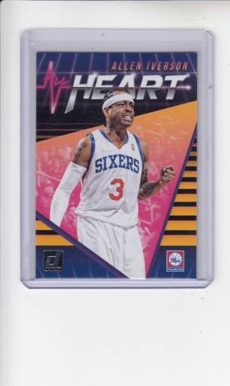 ALLEN IVERSON 2018-19 DONRUSS HEART INSERT