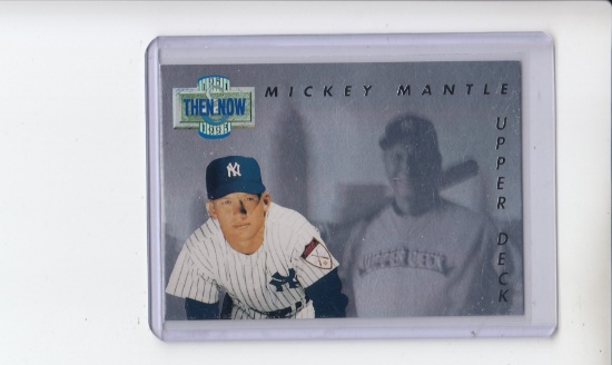 MICKEY MANTLE 1993 UPPER DECK THEN AND NOW HOLOGRAM INSERT