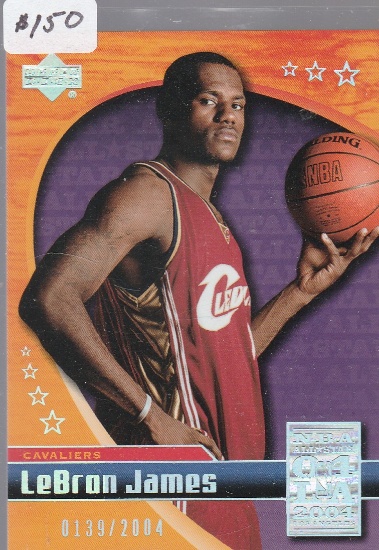 LEBRON JAMES 2003 UPPER DECK ALL-STAR JAM SESSION #LJ-2 RARE RC /2004