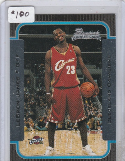 LEBRON JAMES 2003/04 BOWMAN ROOKIE CARD #123