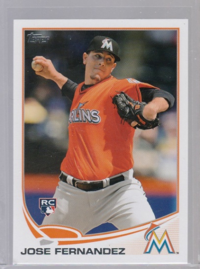 JOSE FERNANDEZ 2013 TOPPS ROOKIE CARD #589