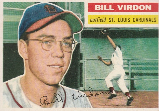 BILL VIRDON 1956 TOPPS CARD #170