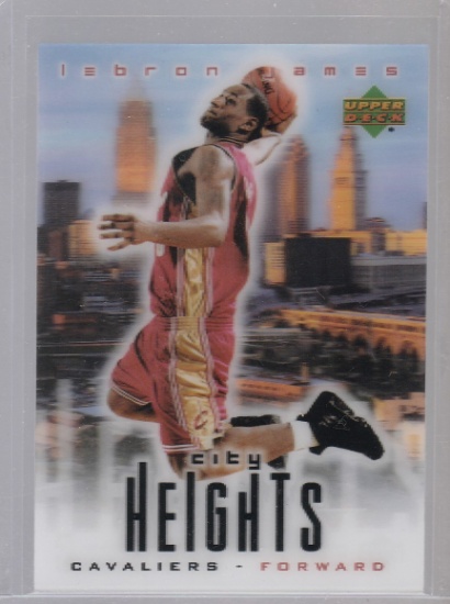 LEBRON JAMES 2003/04 UPPER DECK CITY HEIGHTS INSERT CARD