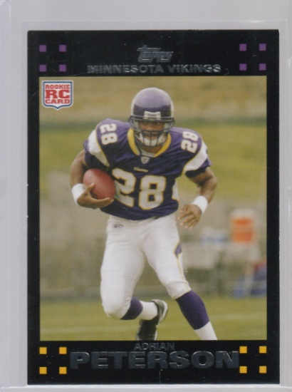 ADRIAN PETERSON 2007 TOPPS ROOKIE CARD #301