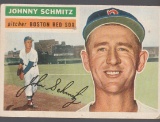 JOHNNY SCHMITZ 1956 TOPPS CARD #298