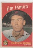 JIM LEMON 1959 TOPPS CARD #215