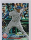 ANTHONY RIZZO 2018 TOPPS CHROME REFRACTOR CARD #49