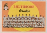 BALTIMORE ORIOLES 1959 TOPPS TEAM CARD #48