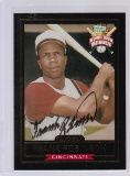 FRANK ROBINSON HILLSHIRE FARMS AUTOGRAPH CARD WITH COA