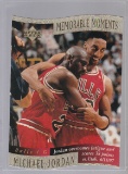 MICHAEL JORDAN 1998 UPPER DECK MEMORABLE MOMENTS INSERT #1