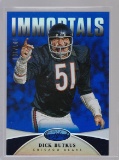 DICK BUTKUS 2013 PANINI CERTIFIED IMMORTALS BLUE CARD #164