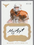 MAJOR APPLEWHITE 2017 FLAWLESS COLLEGIATE AUTOGRAPH CARD