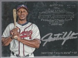 JUSTIN UPTON 2013 TOPPS FIVE STAR SILVER SIGNATURES AUTOGRAPH CARD