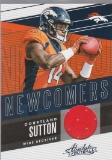 COURTLAND SUTTON 2018 ABSOLUTE NEWCOMER JERSEY CARD