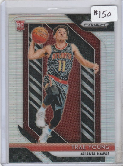 TRAE YOUNG 2018/19 PANINI PRIZM / PRIZM ROOKIE CARD #78