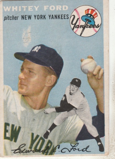 WHITEY FORD 1954 TOPPS CARD #37