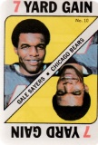 GALE SAYERS 1968 TOPPS GAME CARD #10