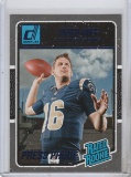 JARED GOFF 2016 DONRUSS RATED ROOKIE PRESS PROOF CARD #372
