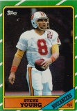 STEVE YOUNG 1986 TOPPS ROOKIE CARD #374