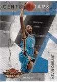 KEVIN DURANT 2009 THREADS CENTURY STARS JERSEY CARD