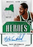 NATE ARCHIBALD 2018/19 NATIONAL TREASURES HOMETOWN HEROES AUTOGRAPH CARD
