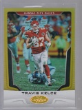 TRAVIS KELCE 2017 PANINI CERTIFIED GOLD PARALLEL CARD #100