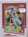 BRADLEY CHUBB 2018 SCORE RED ZONE PARALLE ROOKIE CARD