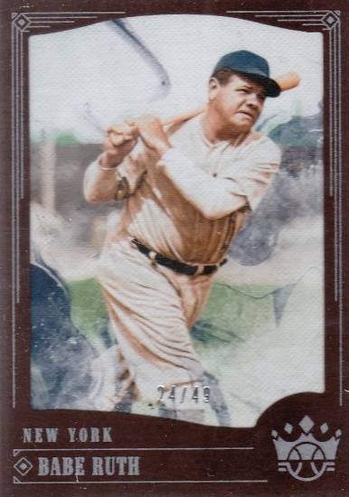 BABE RUTH 2018 DIAMOND KINGS MATTED CARD #1